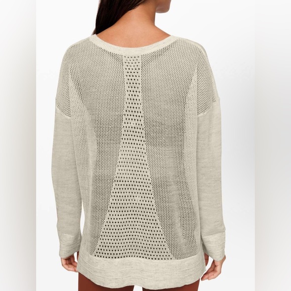 Lululemon Well Being Crew Sweater Linen - Picture 2 of 2